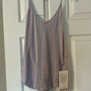 Lululemon Modal Silk Yoga Tank Top Lavender Size 8 NWT